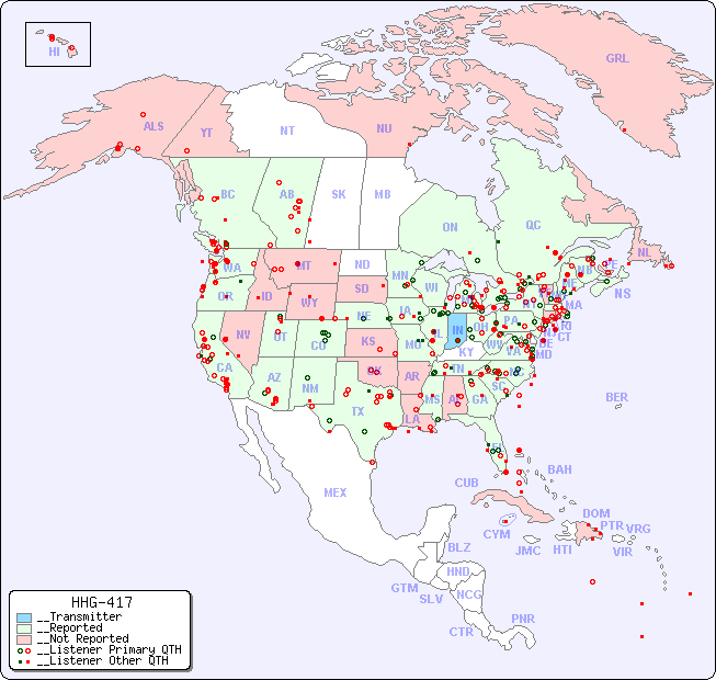 __North American Reception Map for HHG-417