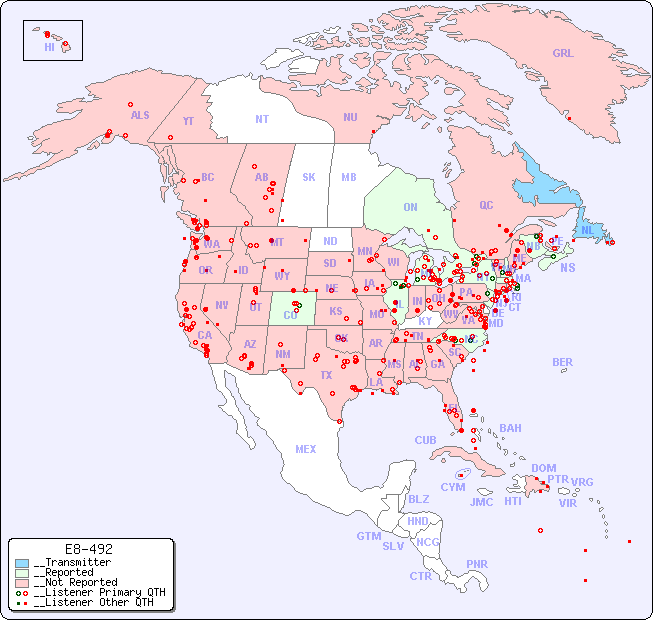 __North American Reception Map for E8-492