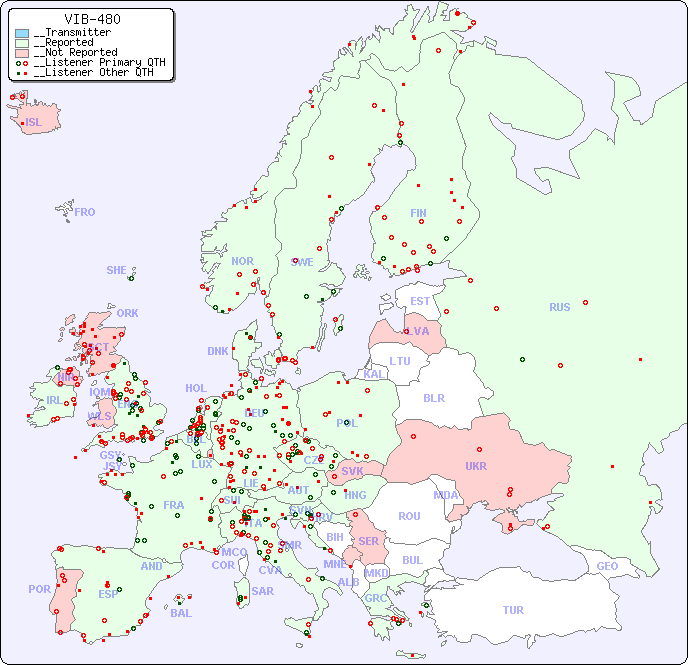 __European Reception Map for VIB-480