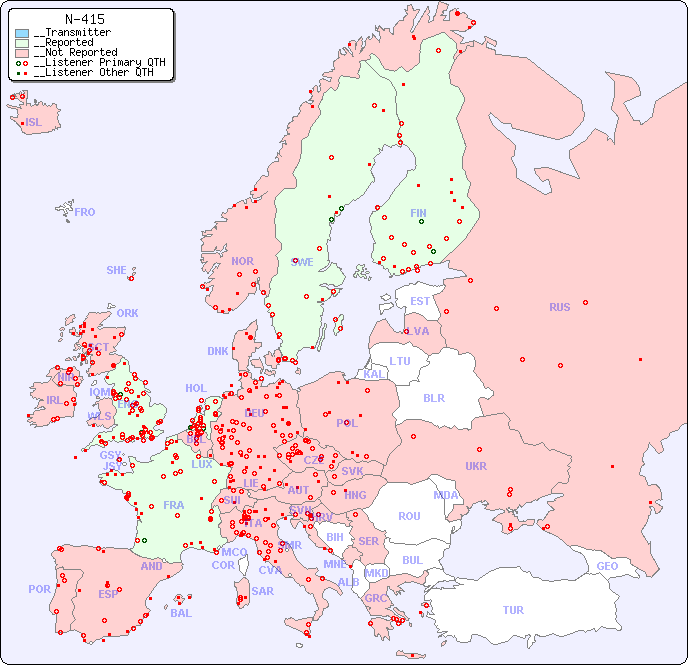 __European Reception Map for N-415