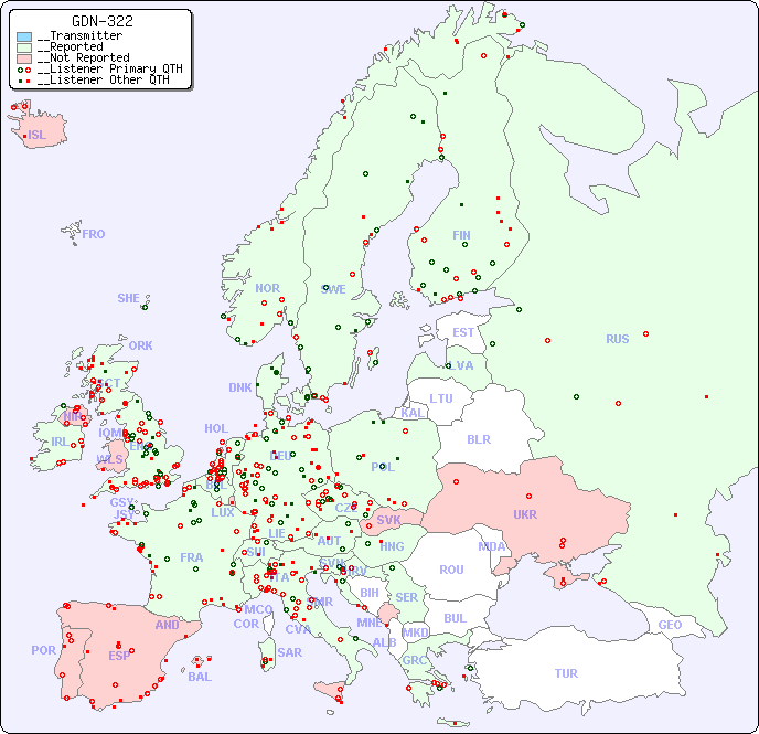 __European Reception Map for GDN-322