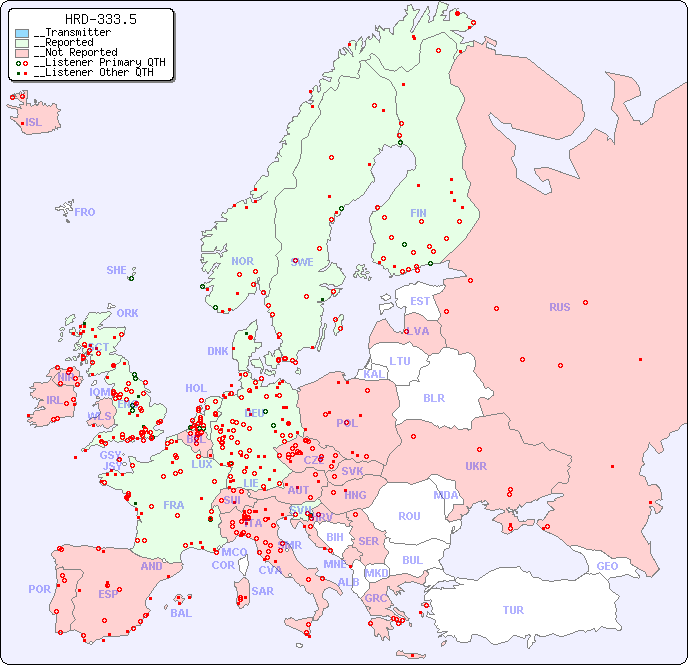 __European Reception Map for HRD-333.5