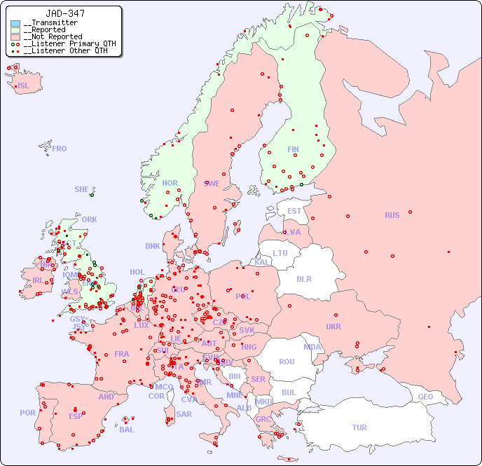 __European Reception Map for JAD-347