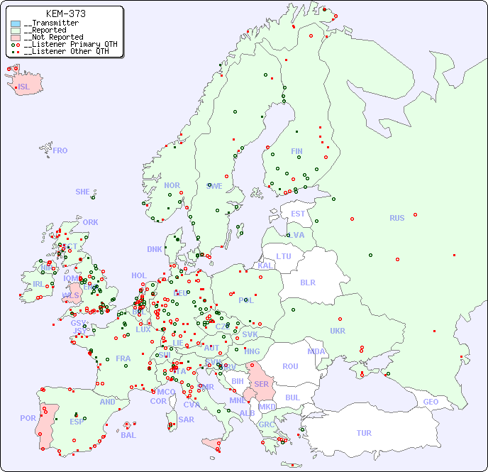 __European Reception Map for KEM-373