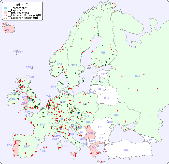 __European Reception Map for AH-417