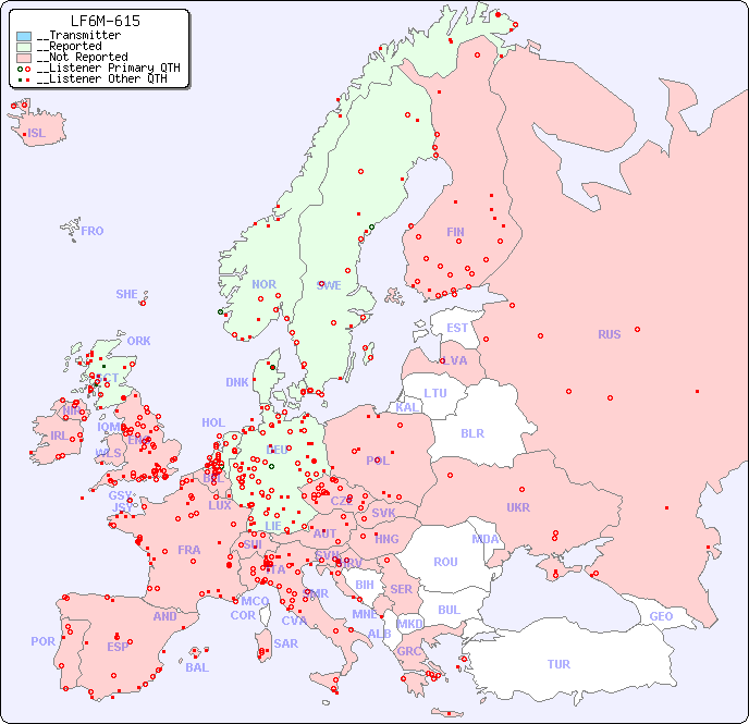 __European Reception Map for LF6M-615
