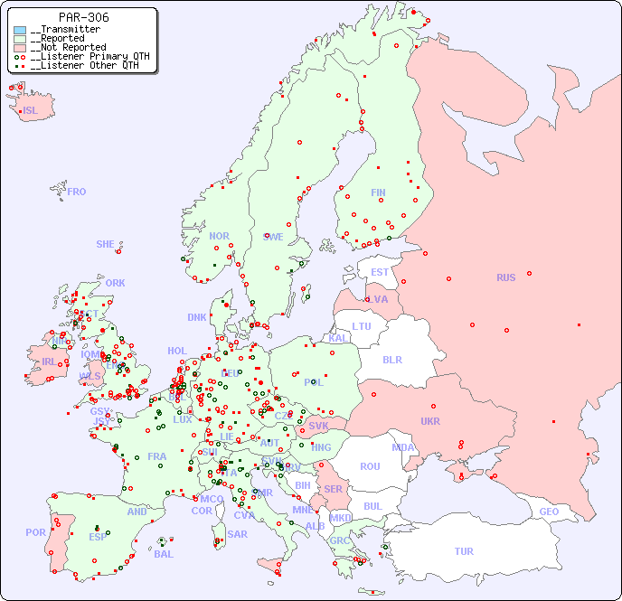 __European Reception Map for PAR-306