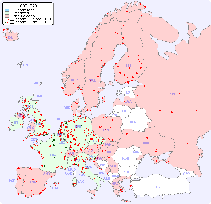 __European Reception Map for SDI-373