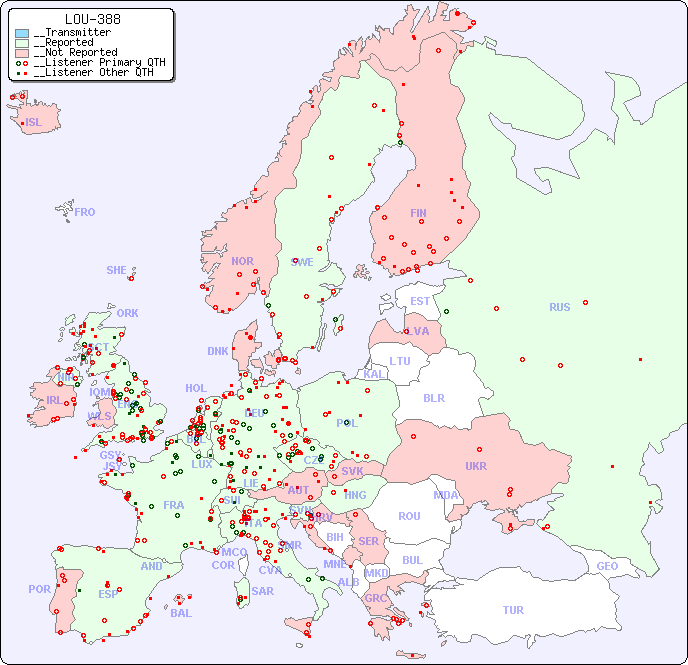 __European Reception Map for LOU-388