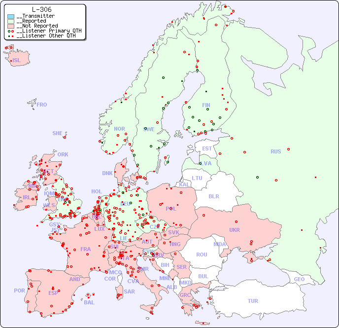 __European Reception Map for L-306