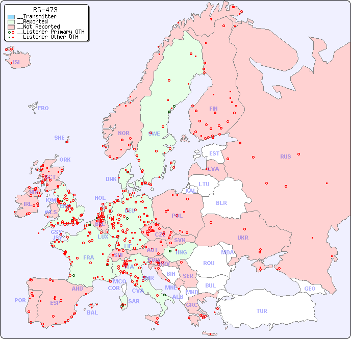 __European Reception Map for RG-473