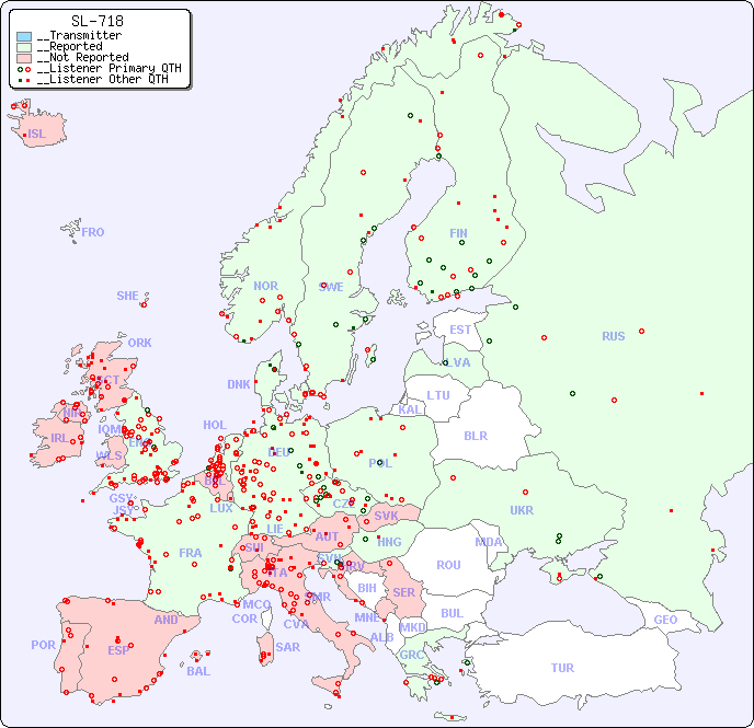 __European Reception Map for SL-718