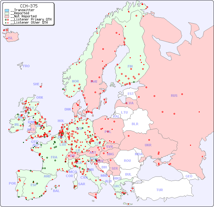 __European Reception Map for CCH-375