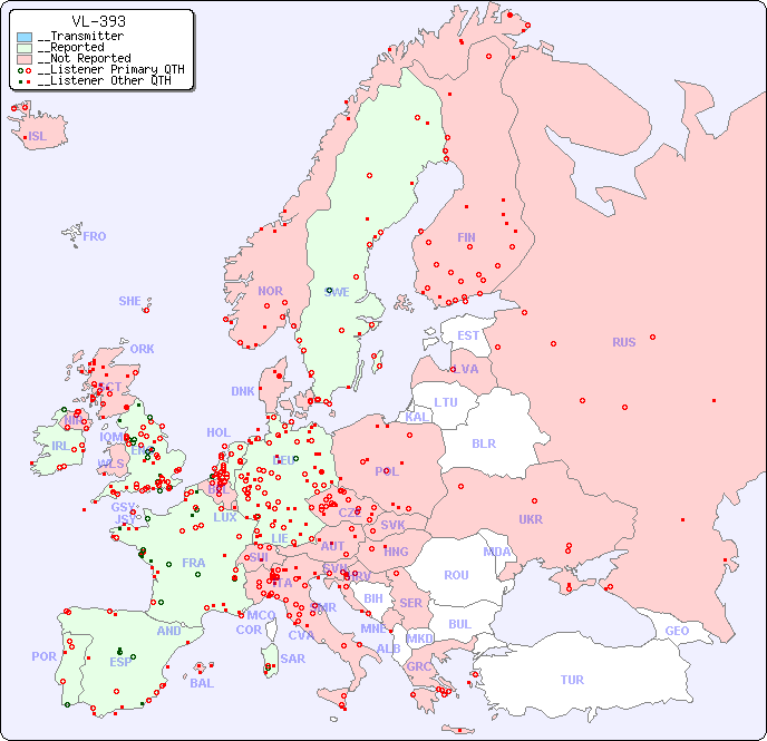 __European Reception Map for VL-393