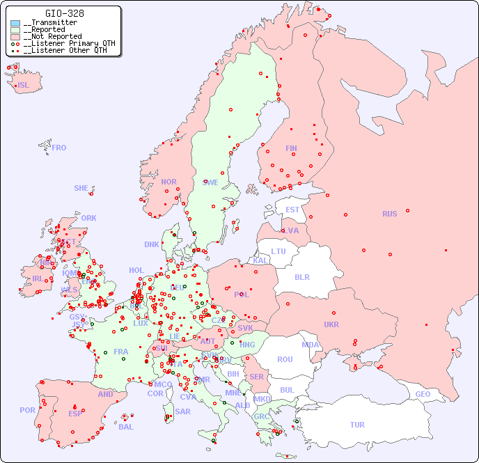__European Reception Map for GIO-328