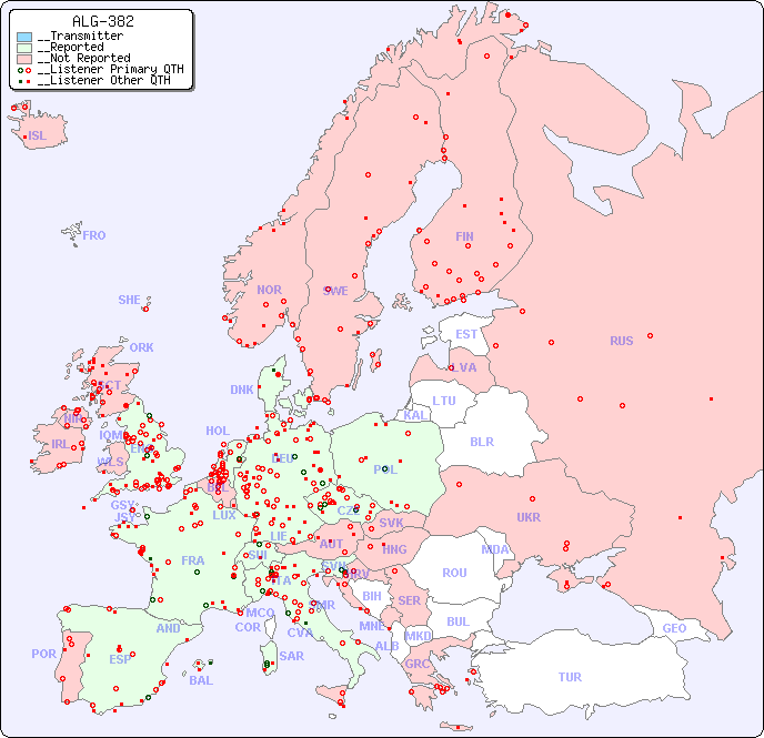 __European Reception Map for ALG-382