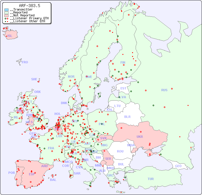 __European Reception Map for ARF-383.5
