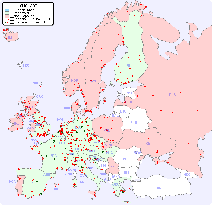 __European Reception Map for CMO-389