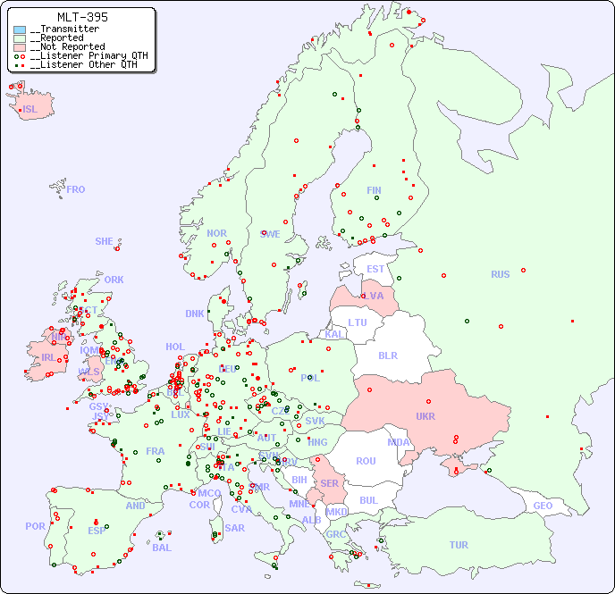 __European Reception Map for MLT-395
