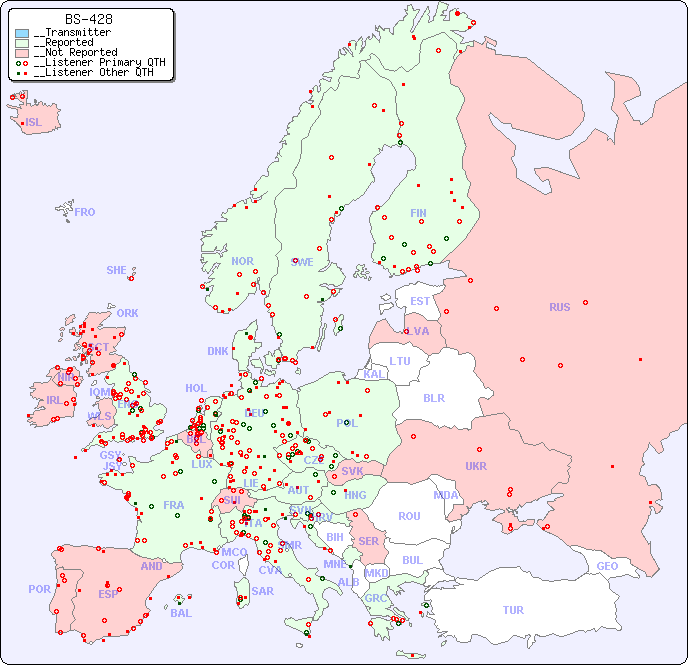 __European Reception Map for BS-428