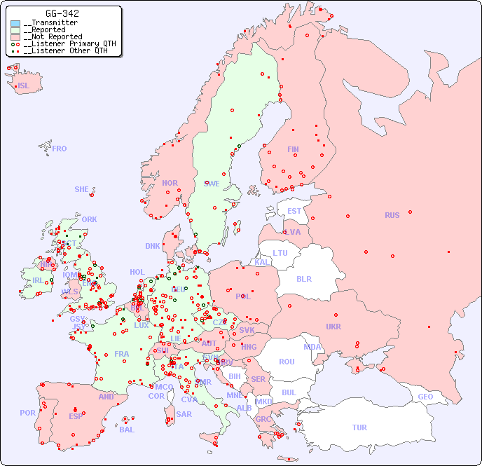 __European Reception Map for GG-342