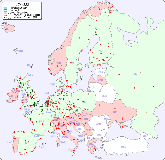 __European Reception Map for LCY-322
