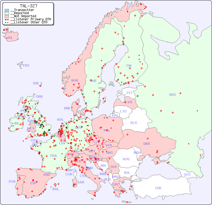 __European Reception Map for TNL-327