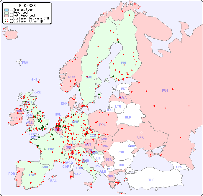 __European Reception Map for BLK-328