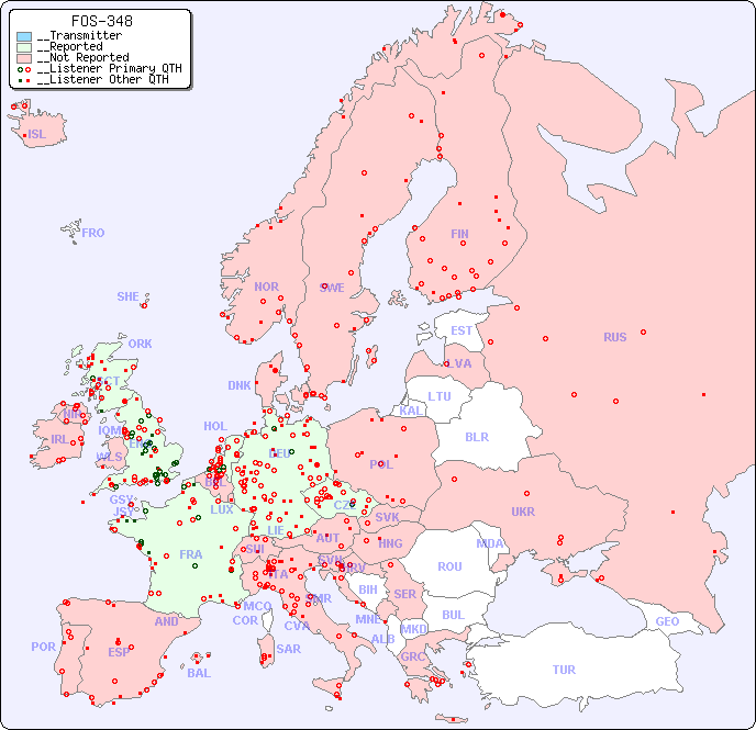 __European Reception Map for FOS-348