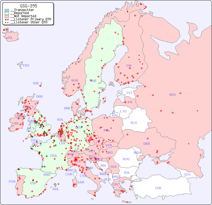 __European Reception Map for GSG-395