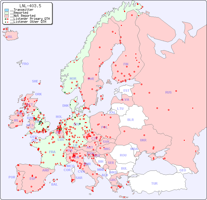 __European Reception Map for LNL-403.5
