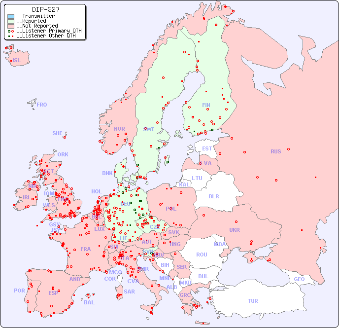 __European Reception Map for DIP-327