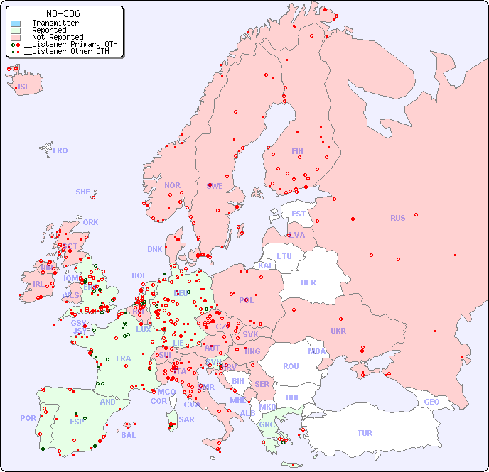 __European Reception Map for NO-386