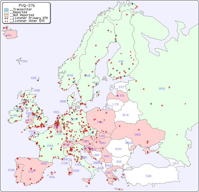 __European Reception Map for PVQ-376