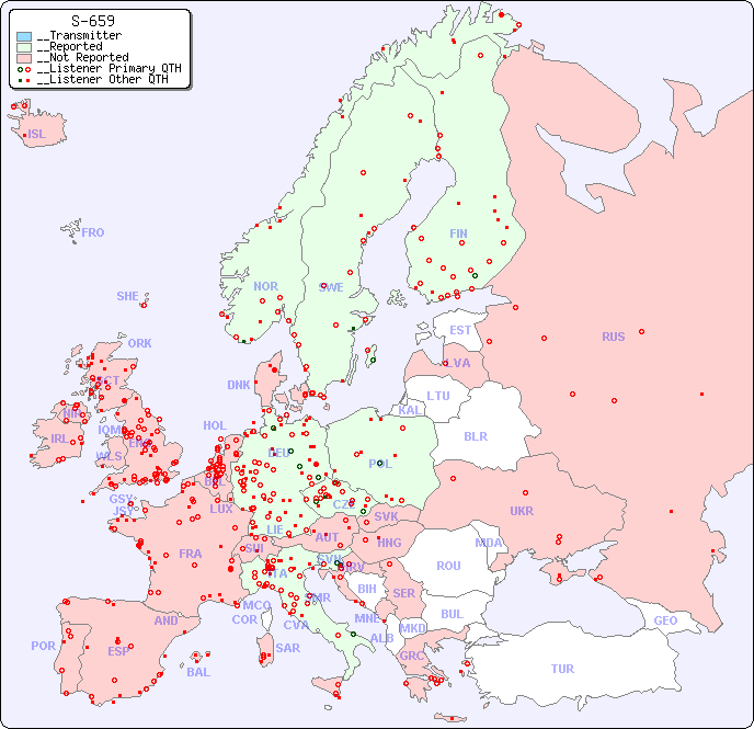 __European Reception Map for S-659