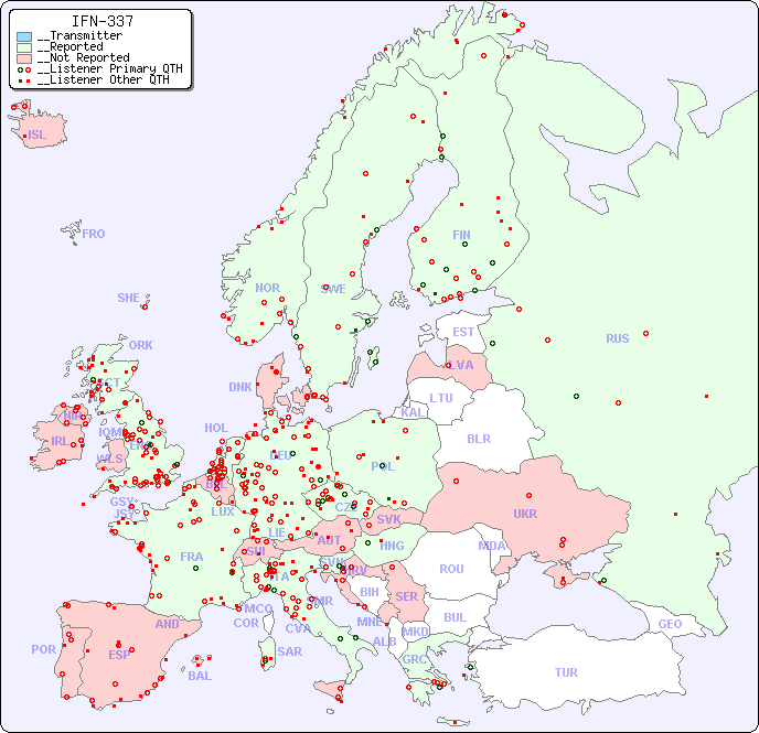 __European Reception Map for IFN-337