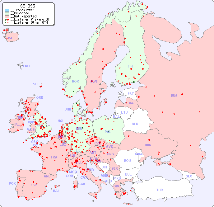 __European Reception Map for SE-395