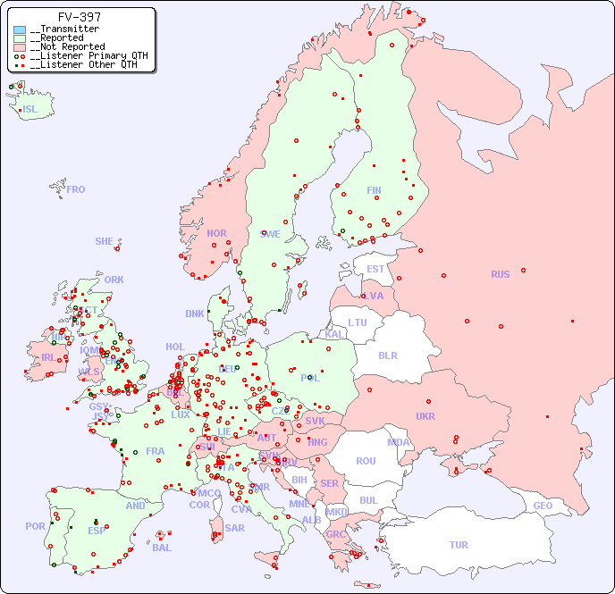 __European Reception Map for FV-397