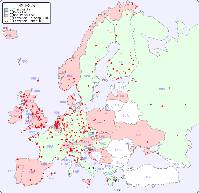__European Reception Map for SMO-375