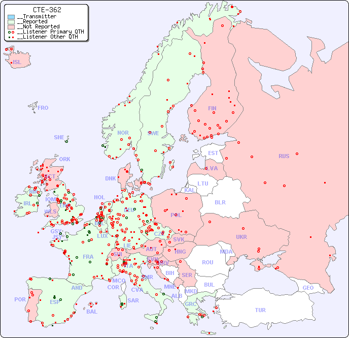 __European Reception Map for CTE-362