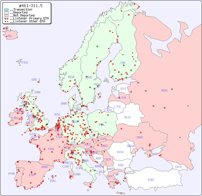 __European Reception Map for #461-311.5
