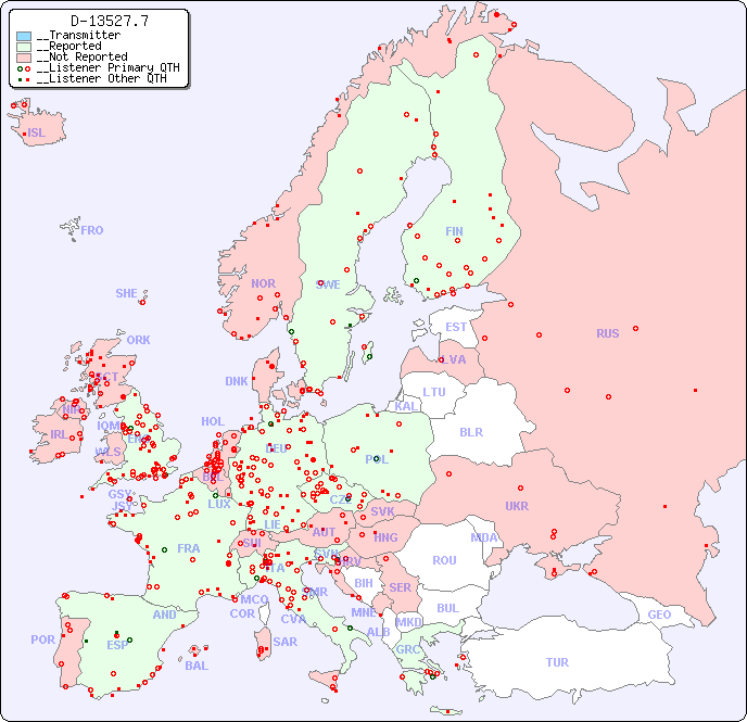 __European Reception Map for D-13527.7