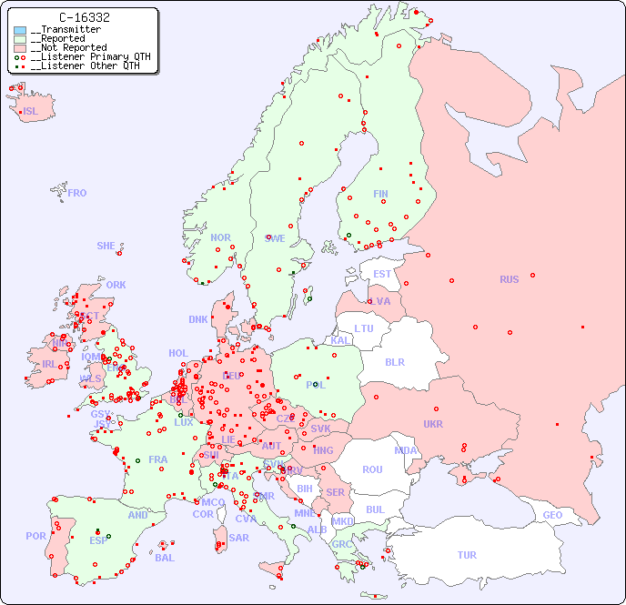 __European Reception Map for C-16332