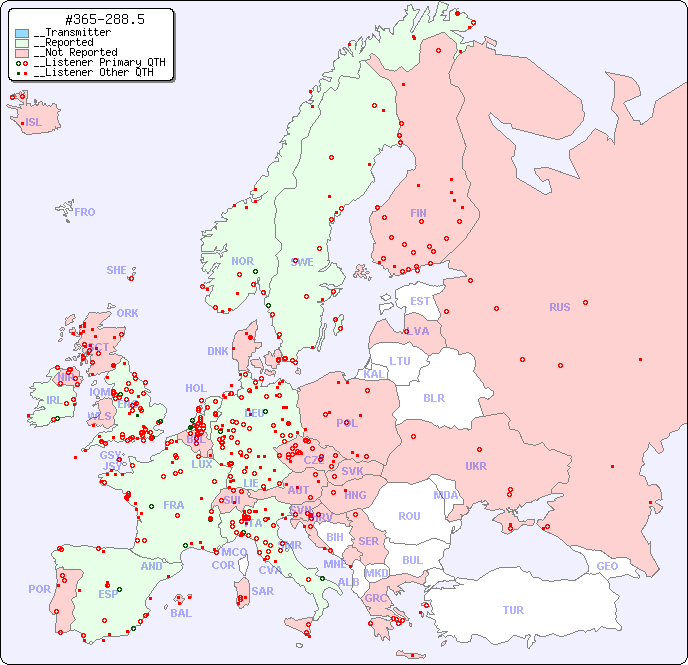 __European Reception Map for #365-288.5
