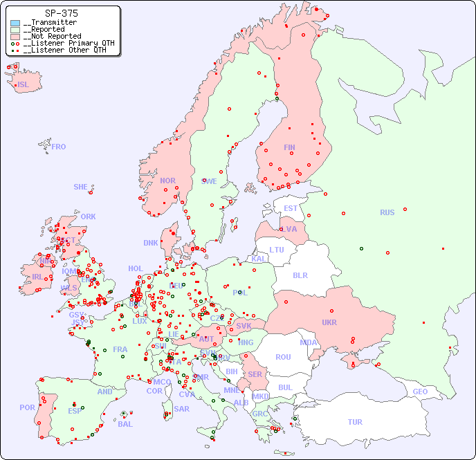 __European Reception Map for SP-375
