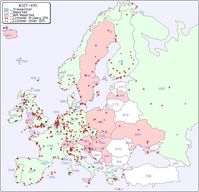 __European Reception Map for $02T-490