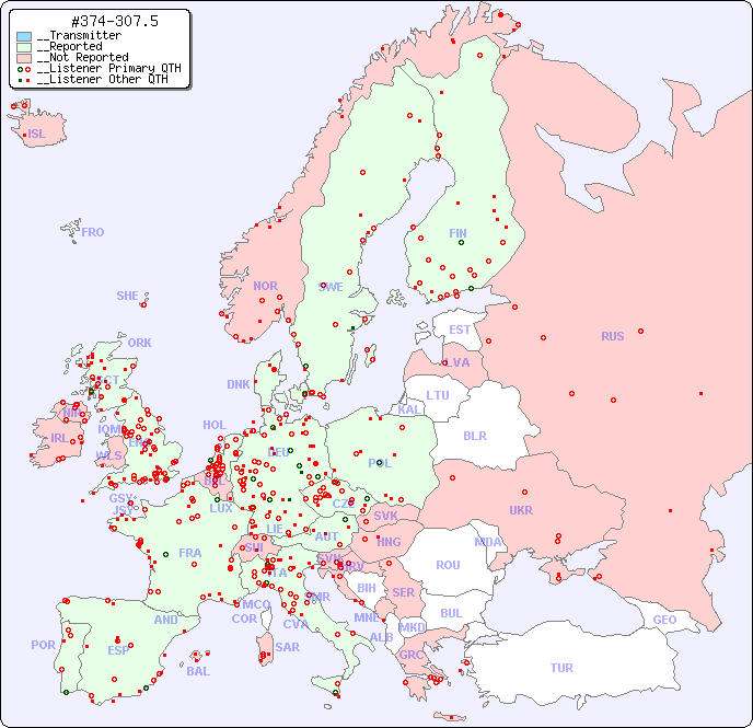 __European Reception Map for #374-307.5