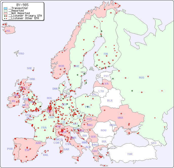 __European Reception Map for BY-985
