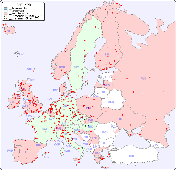 __European Reception Map for SME-428