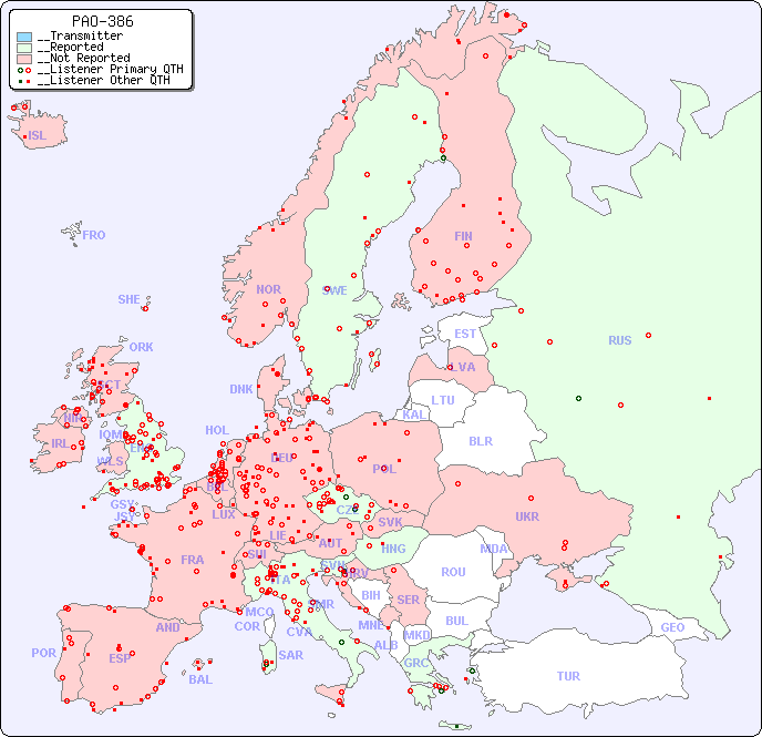 __European Reception Map for PAO-386